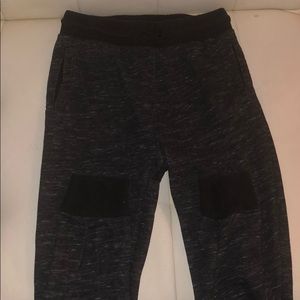 Black And White Joggers, Size 11-12 Year old.